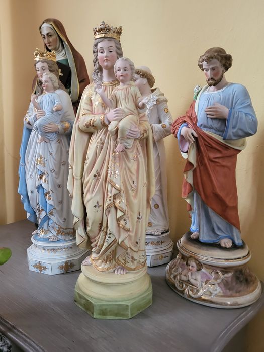 Piękna figurka Matki Bożej 45 cm Maryja Królowa