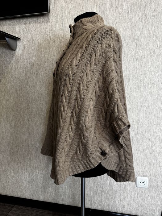 пончо, накидка Massimo Dutti з вовняної ангори та кашеміру.