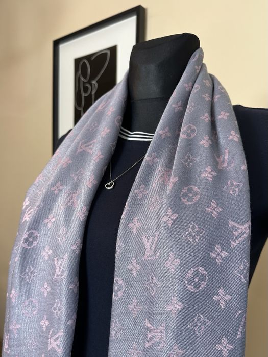 Szal Louis Vuitton dwukolorowy