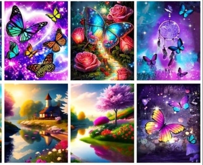 30*40 Алмазна Діамантова мозаїка, картина по номерах