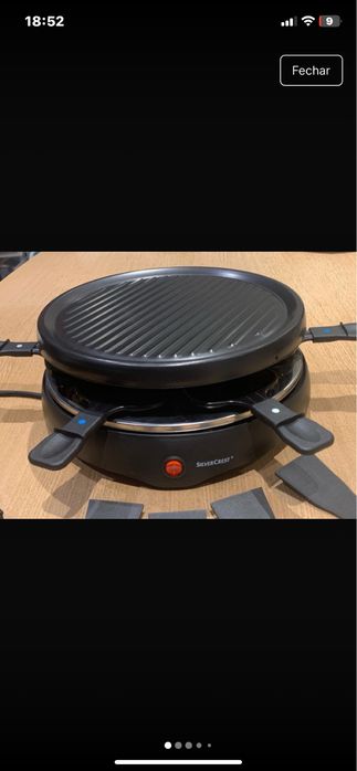 Grelhador para raclette