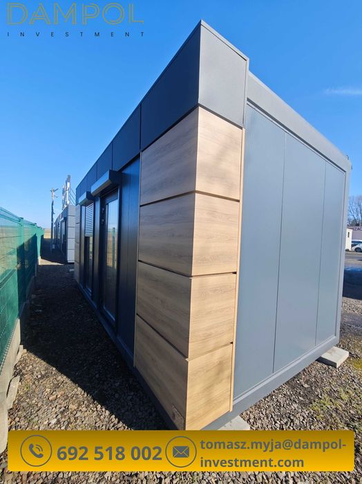 domek mobilny całoroczny - 6x3m/ kontener /domek letniskowy /ROD