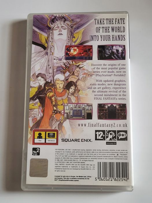 Final Fantasy Ii Playstation Portable (Psp) Pudełkowa