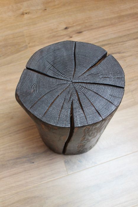 Taboret kwietnik z pnia