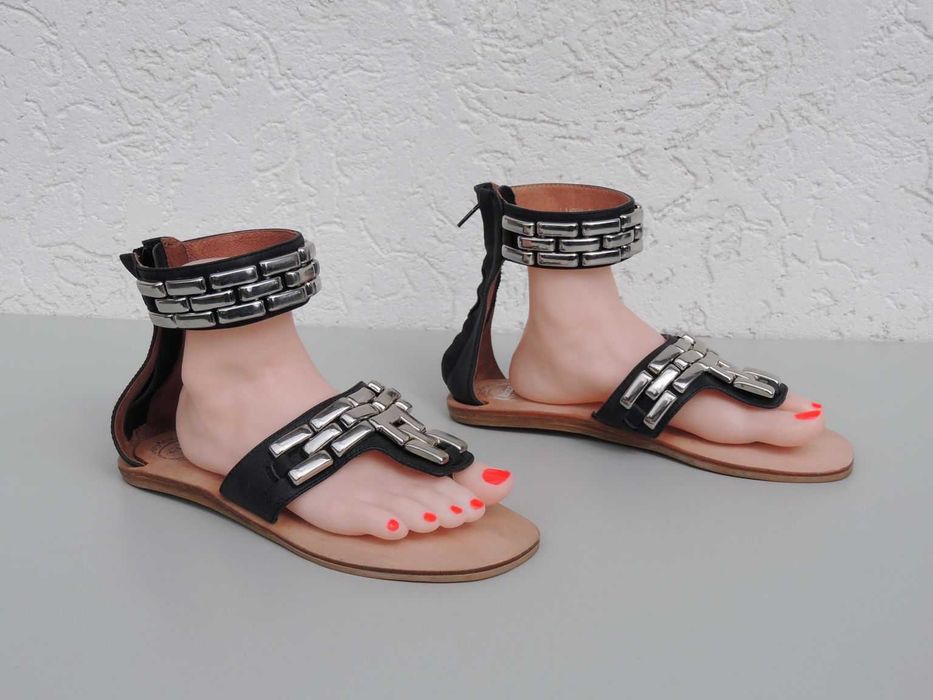 **Jeefery Campbell** rozmiar 37 skórzane sandały