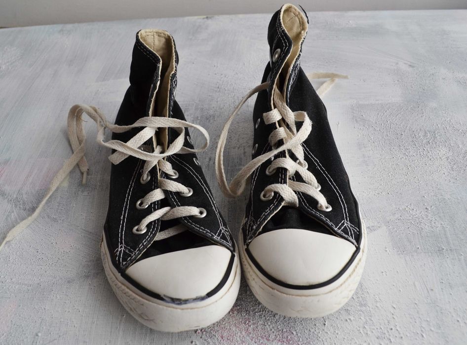 Trampki dziecięce Converse r. 33 czarne conversy czarne wysokie