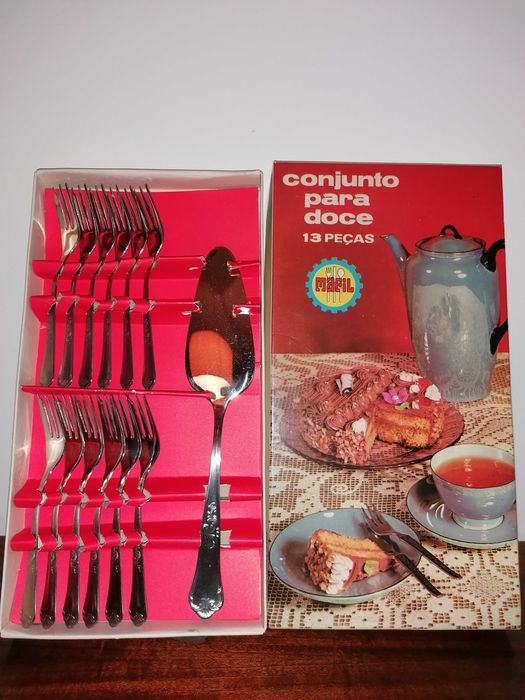 Talheres para doce em inox