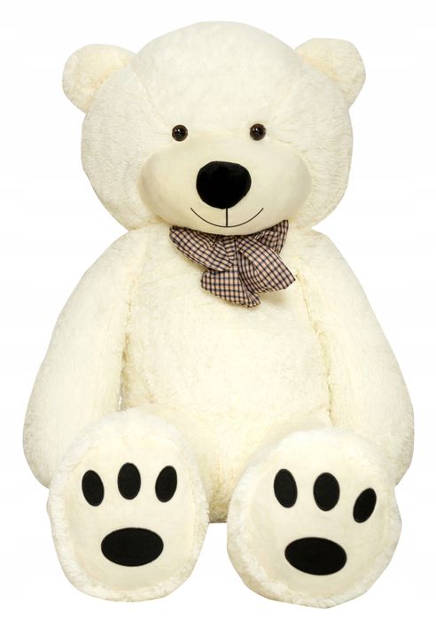 Duży Miś Misiek Pluszowy Maskotka Pluszak 140 cm Ogromny Prezent Tedbi