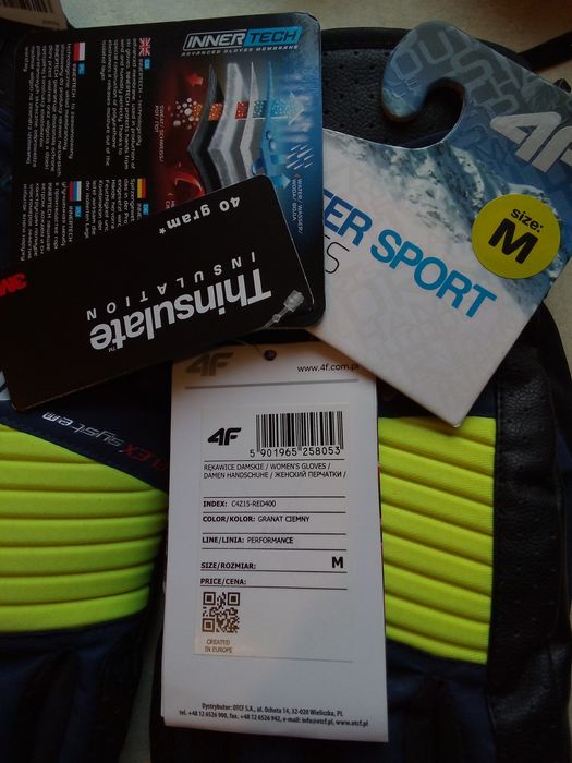 Rękawice narciarskie 4f