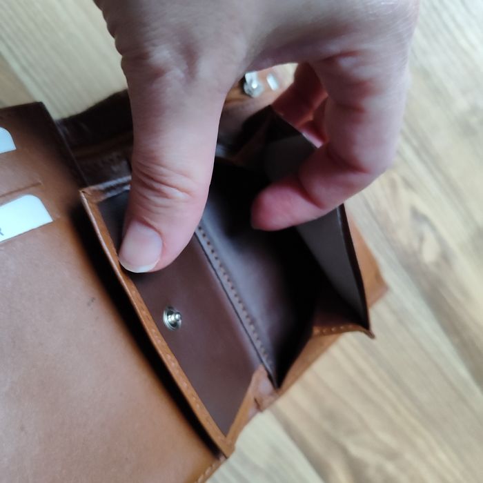 Portfel męski ze skóry naturalnej