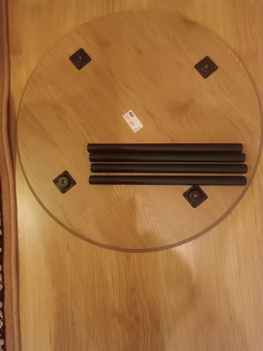 Журнальний столик JYSK NYBO (Нюбо). Круглий 70 см. Лофт