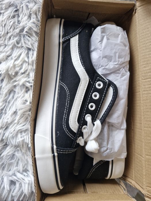 Trampki damskie vans czarne klasyczne 38 39 40 wygodna buty sportowe