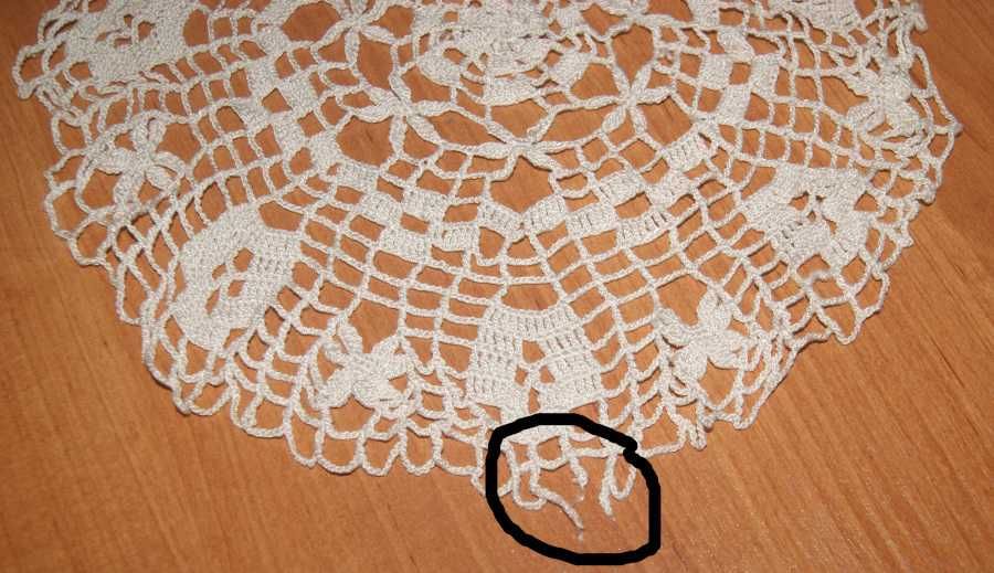 Serwetki ręcznie wykonane PRL 4 sztuki