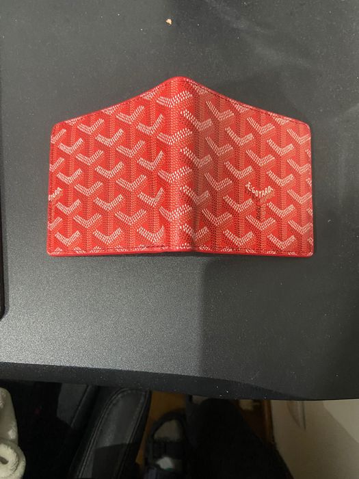 Carteira Goyard vermelha