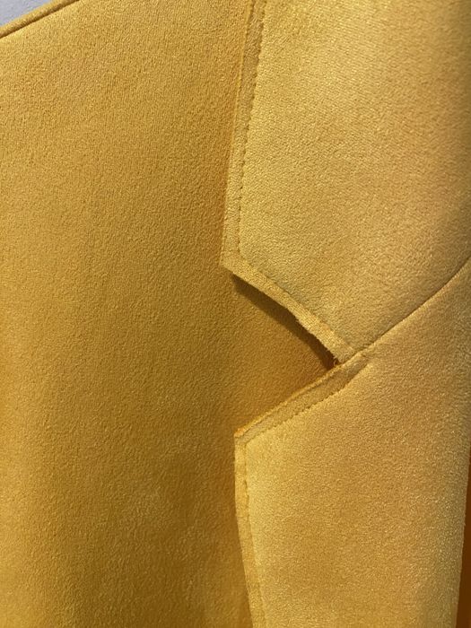 Plaszcz zamszowy Zara S