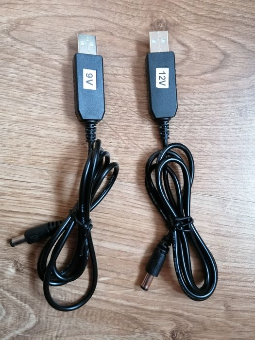 Кабель Usb адаптер для роутера від павербанка на 5 V 9V 12V