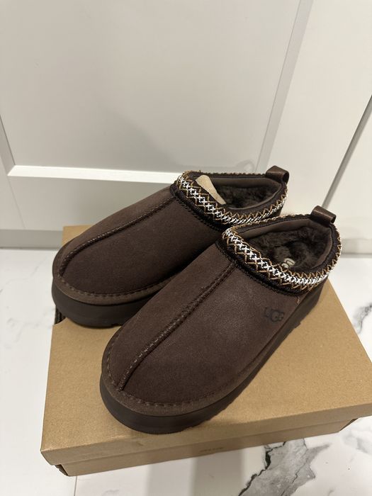 Czekoladowe sniegowce klapki ugg tazz II 36