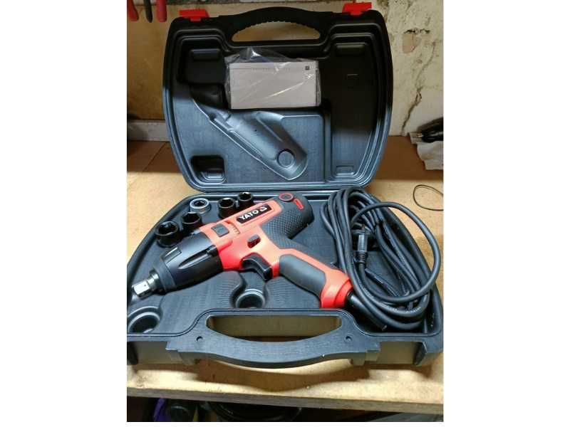 Klucz udarowy warsztatowy elektryczny Yato 1/2 450W 450Nm Walizka NOWY SOLIDNY!