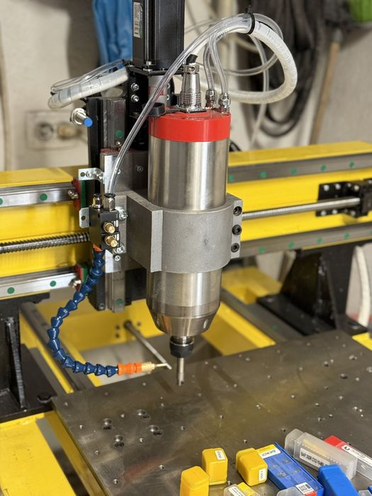 ЧПУ новий фрезерний станок шпиндель 3.2кв  алюмінію дереву металу