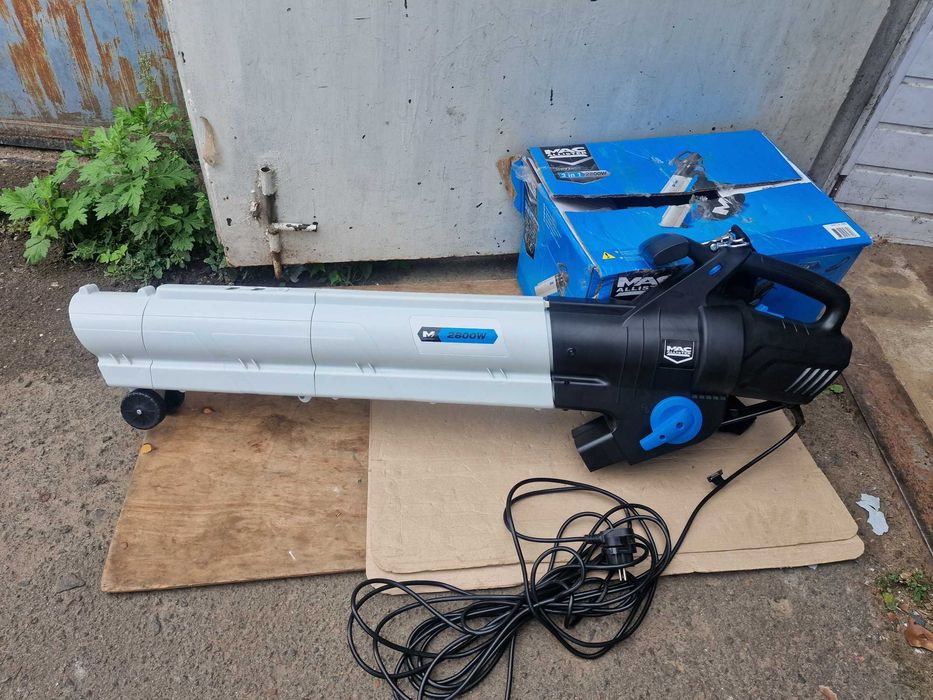 Садовий пилосос, повітродувка Mac Allister Eco MBV2800(з Англії)