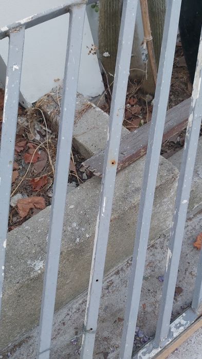 Gradeamento em ferro, para escada