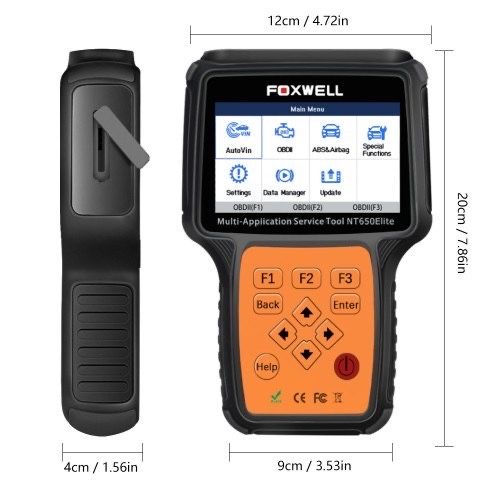 Автосканер діагностичний сканер для авто Foxwell NT650 Elite