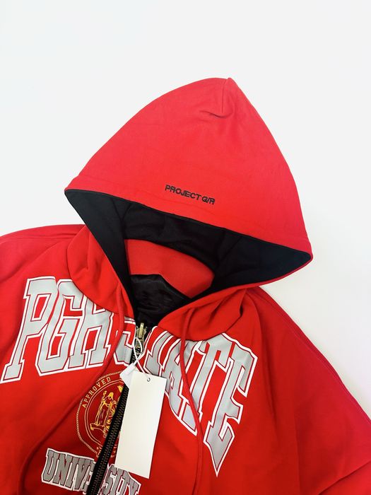 Бомбер куртка Project G/R bomber opium archive balenciaga black red L