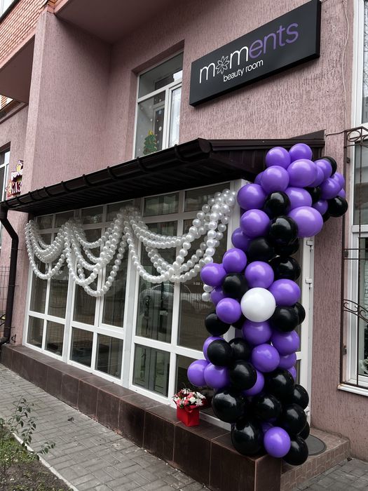 Фото зони, оформлення кульками