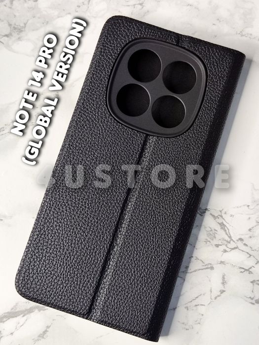 Чехол книжка на Xiaomi Redmi Note 14 Pro 4G 5G чохол книжка шкіряний