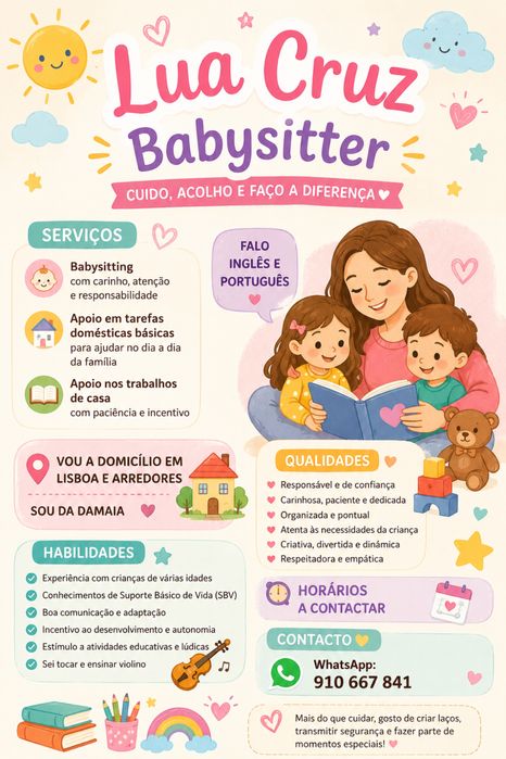 Babysitter em Lisboa