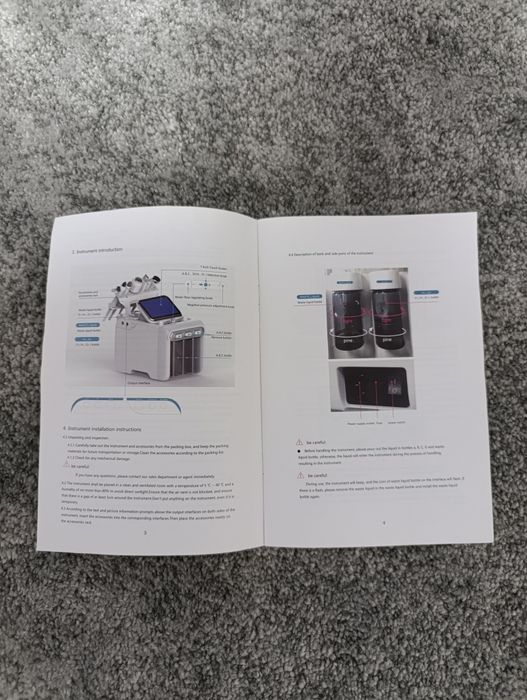 Máquina de Hidrodermoabrasão e Limpeza Facial 6 em 1