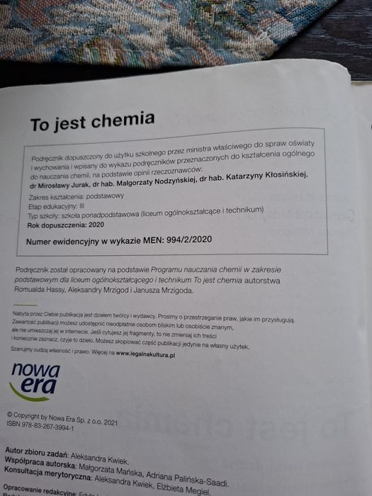 Podręcznik To jest chemia kl. 2