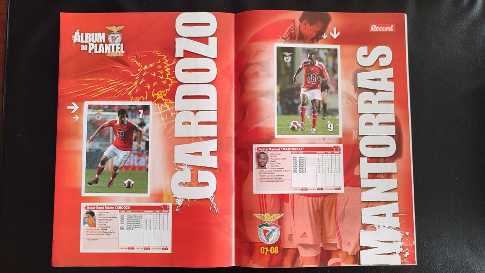 Benfica - Álbum do Plantel 07-08