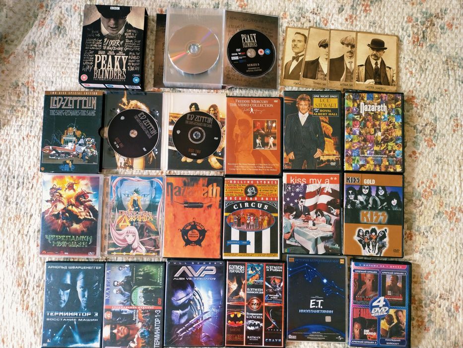 Видео кассеты с 90х, Черепашки ниндзя,CD,DVD,запечатанные новые