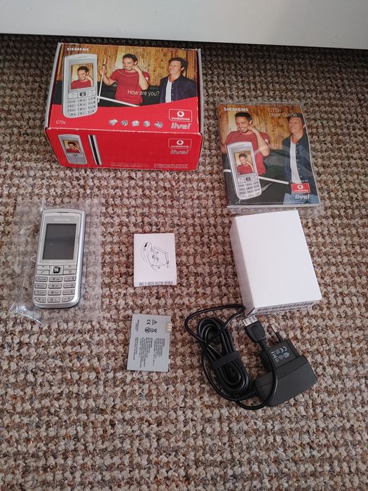 SIEMENS C75V Folie na ekranie Zestaw w kartonie Sprawdź