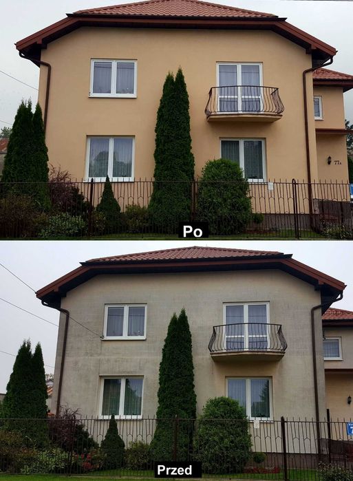 Mycie elewacji, kostki, dachów i tarasów - tanio