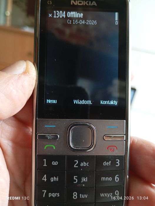 Nokia C5+ładowarka,usb,słuchawki,instrukcja Łódż