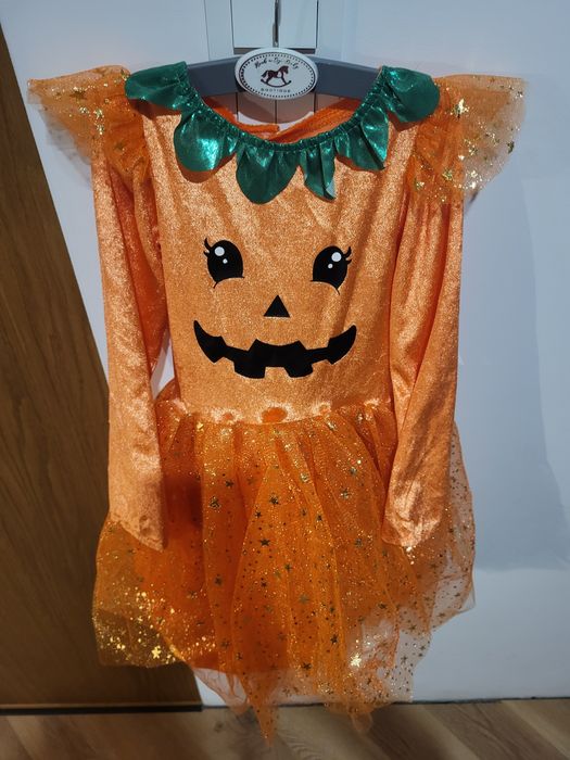 Sukienka dyna, halloween r. 104-110