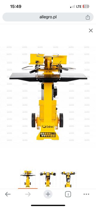 Łupak Luparka do drewna wynajem