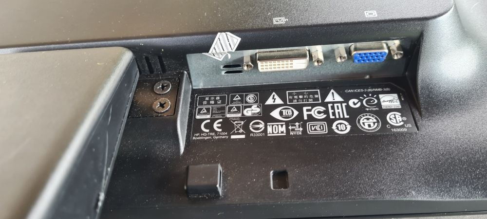 Monitor HP P201 ProDisplay 20"