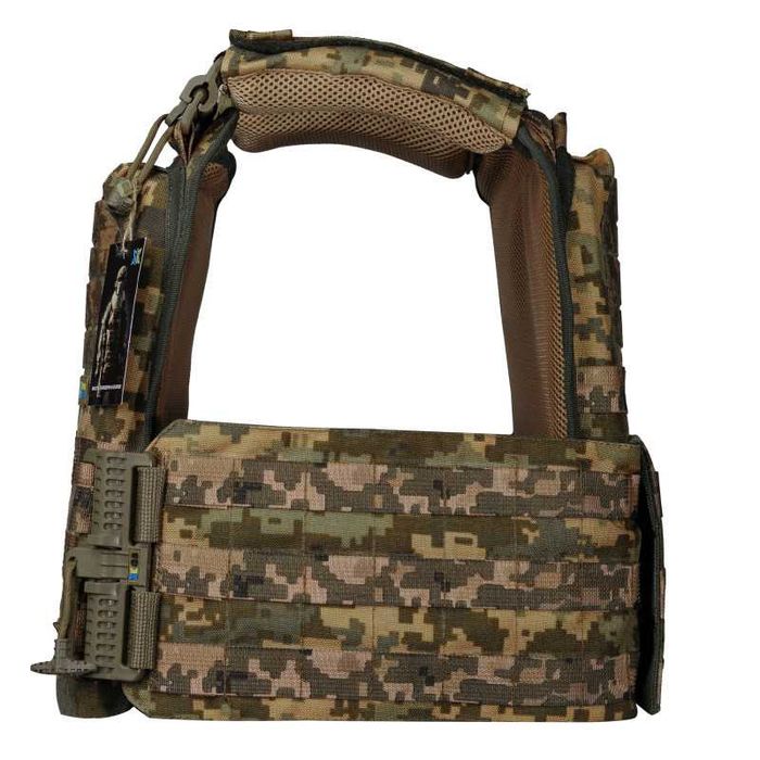 Плитоноска Ares (Warmor) Gen.2 ПІКСЕЛЬ. Від GLOBAL BALLISTICS.