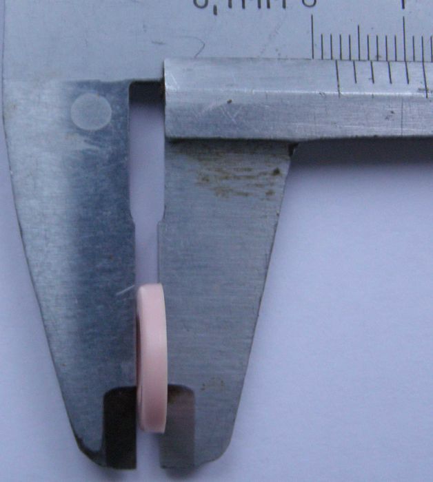 Гудзики рожеві 15 мм (100 шт.)