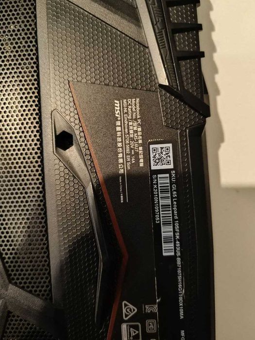 MSI GL65 Leopard 10SFSK-062