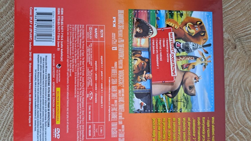 Madagaskar 2 film i książeczka