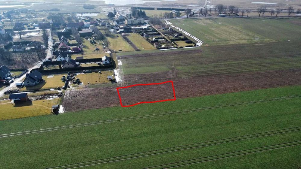 Dzialka budowlana w Ględowie z obszernymi warunki zabudowy