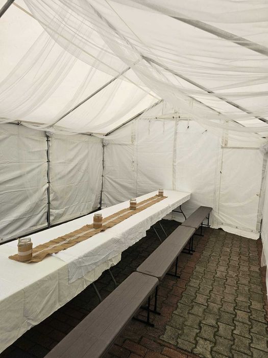 Wynajem namiotu na imprezy okolicznościowe.