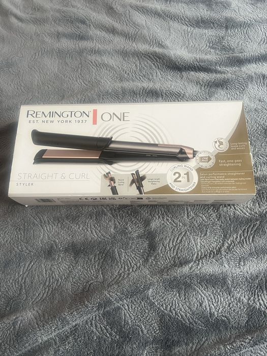 Remington one straight & curl s6077 2в1, майже новий, повний комплект