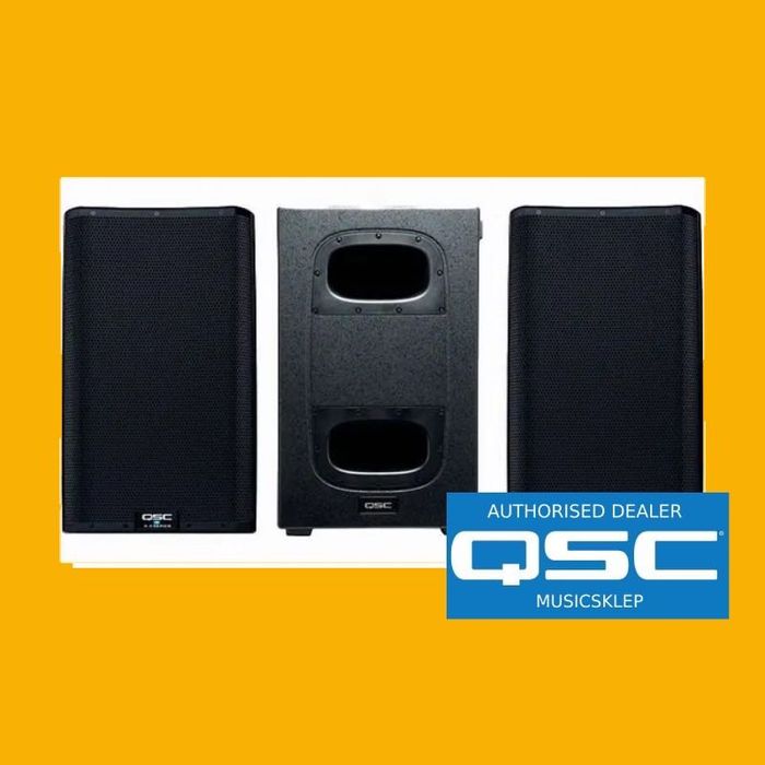 ZESTAW QSC 2x K12.2 plus Sub KS212C nowy od reki wymiany sklep