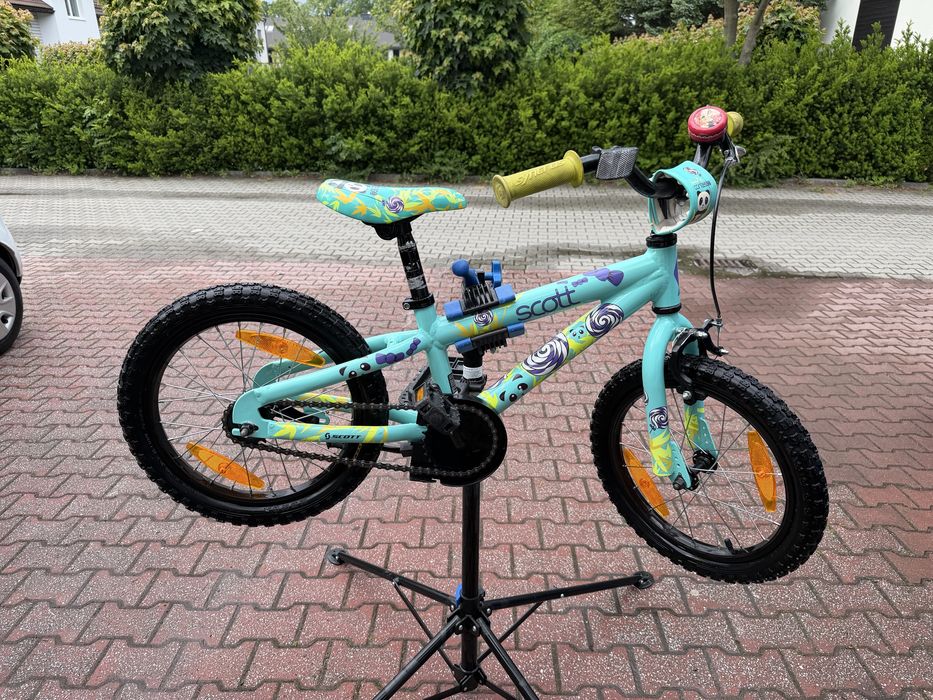 Rower dziecięcy Scott Contessa Junior 16” – lekki, aluminiowy