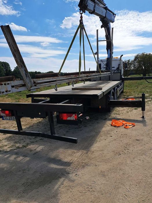 Usługi transportowe HDS PM50 21t + niskopodwozie